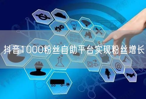 抖音1000粉丝自助平台实现粉丝增长