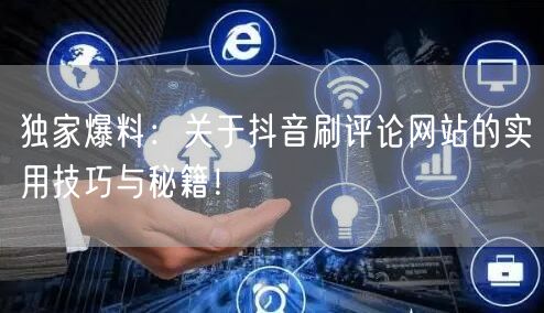 独家爆料:关于抖音刷评论网站的实用技巧与秘籍!