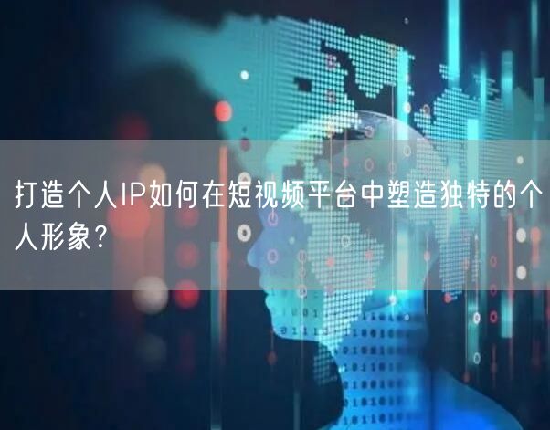 打造个人IP如何在短视频平台中塑造独特的个人形象？